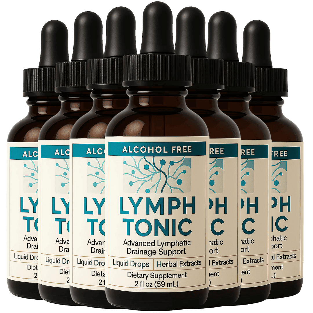 Lymph Tonic bottles