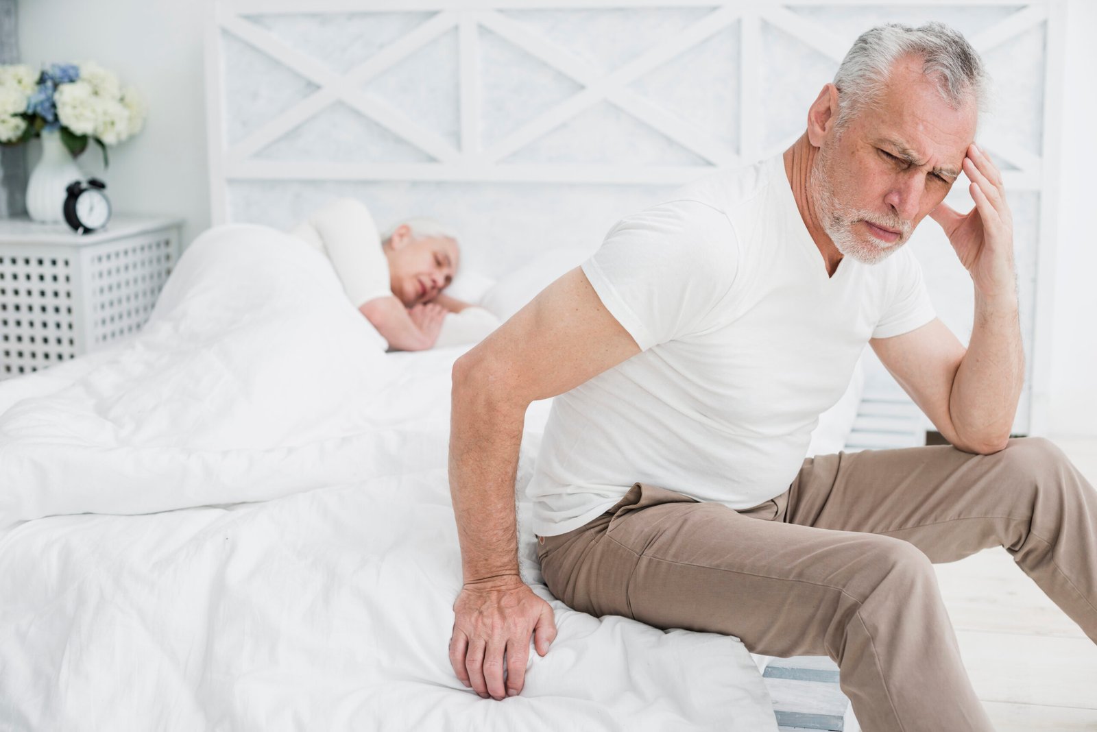 Man feeling low energy and fatigue