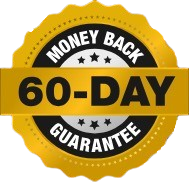 60 day money back guarantee seal